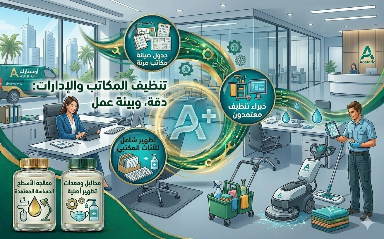 تنظيف المكاتب والإدارات